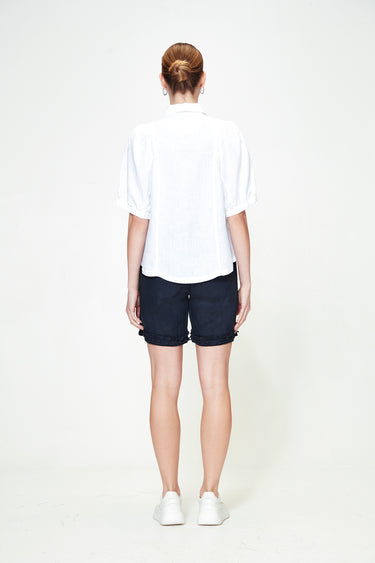 Ruffle Short - Ink