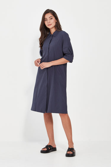Acrobat Nori Dress - Denim Marle - Dress VERGE