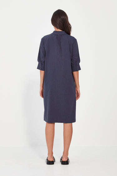 Acrobat Nori Dress - Denim Marle - Dress VERGE