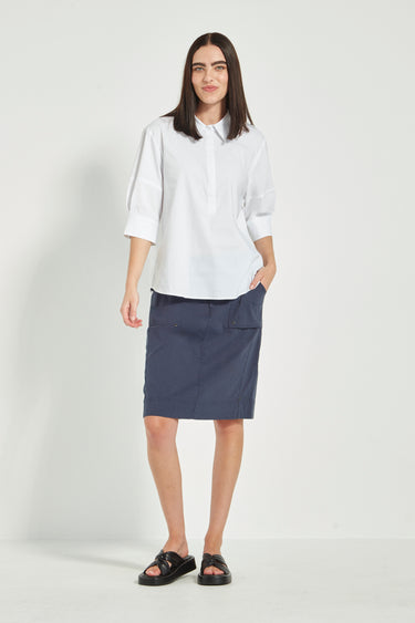 Acrobat Legion Skirt - Denim Marle - Skirt VERGE