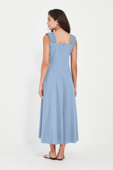 Acrobat Mambo Dress - Chambray - Dress VERGE