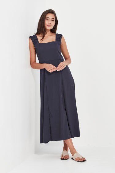 Acrobat Mambo Dress - Denim Marle - Dress VERGE