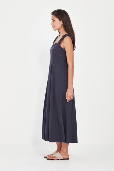 Acrobat Mambo Dress - Denim Marle - Dress VERGE
