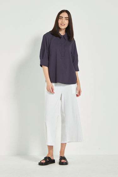 Acrobat Nori Top - Denim Marle - Top VERGE