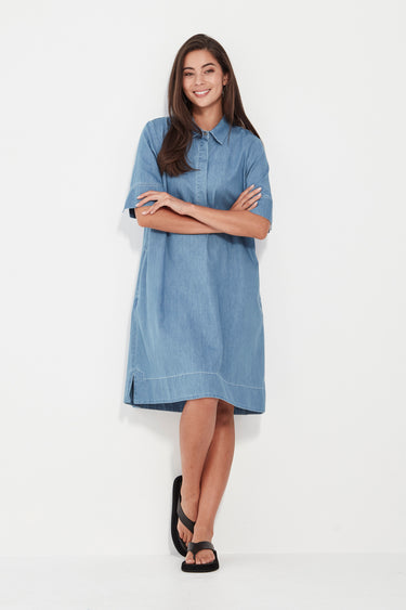 Alex Dress - Denim - Dress VERGE