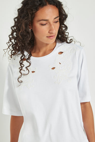 Artisan Top - White - Tee VERGE