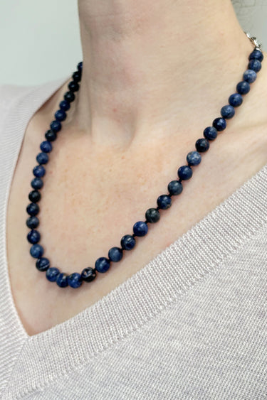 Nova Necklace - Blue Sodalite - Accessories VERGE