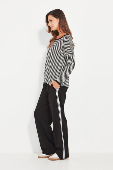 Bonnie Sweater - Black Stripe - Sweater VERGE