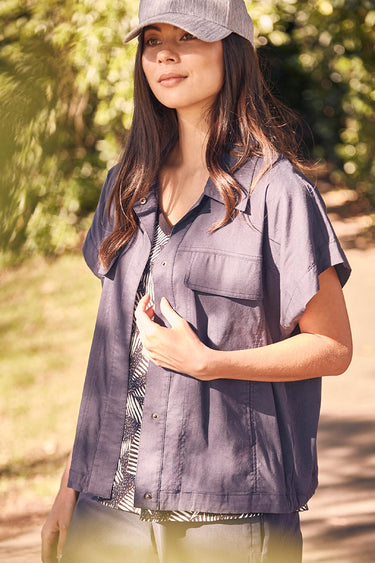 Acrobat Niko Jacket - Denim Marle - Shirt VERGE