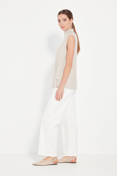 Cherish Vest - Chalk Marle