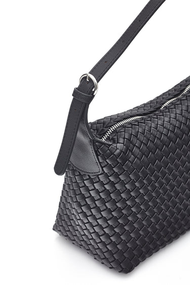 Clara Weave Bag - Black - Bags VERGE