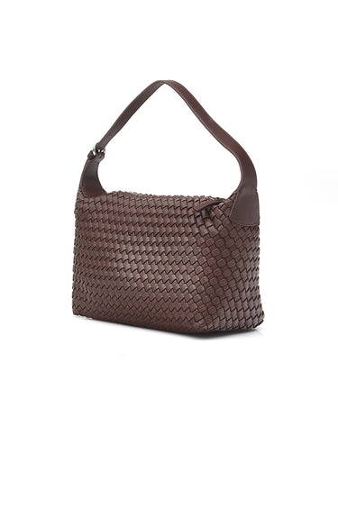Clara Weave Bag - Cocoa - Bags VERGE