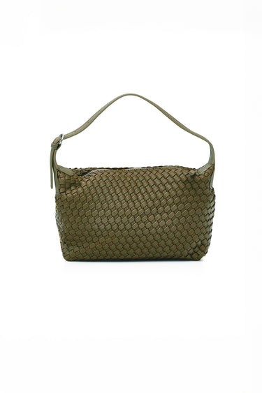 Clara Weave Bag - Military Green - Bags VERGE