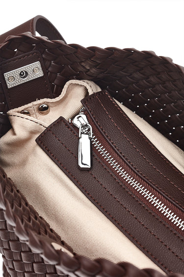 Cleo Weave Bag - Coffee - Bags VERGE