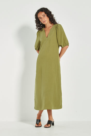 Connie Dress - Green - Dress VERGE