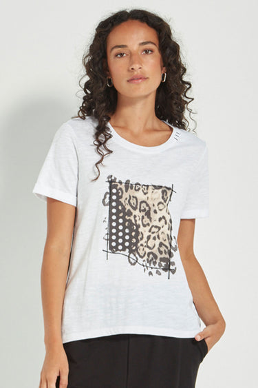 Dusty Top - Black Print - Tee VERGE