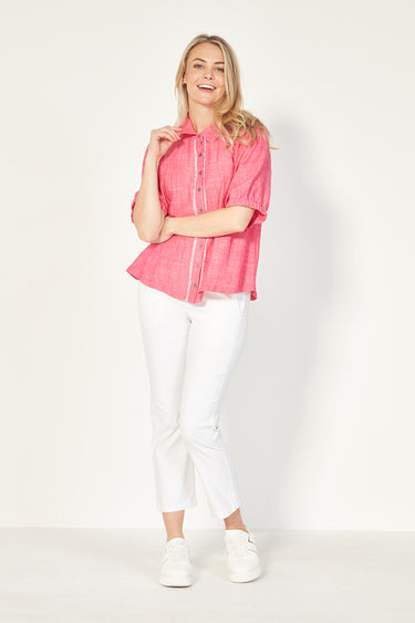 Enrich Blouse - Fuchsia - Blouse VERGE