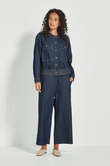 Enthrall Jacket - Dark Denim - Jacket VERGE