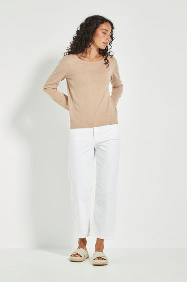 Gabriel Sweater - Biscuit - Sweater VERGE