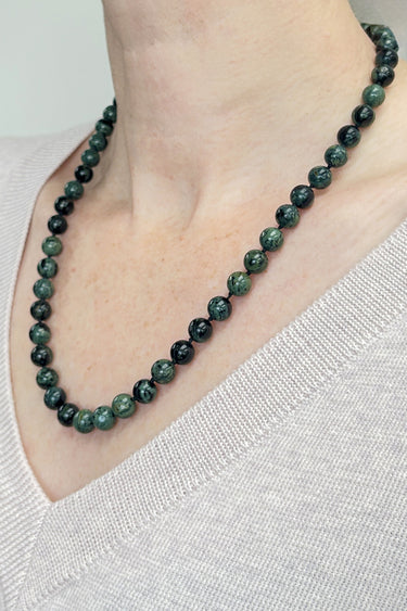 Phoenix Necklace - Green Ophiolie - Accessories VERGE