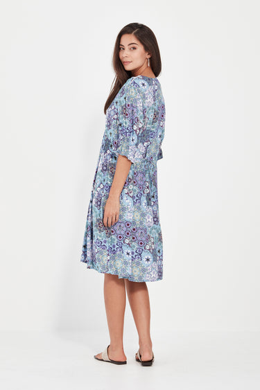 Illusion Dress - Blue - Dress VERGE