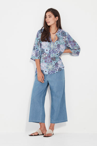 Illusion Top - Blue - Top VERGE