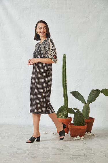 Inspire Dress - Black Print - Dress VERGE