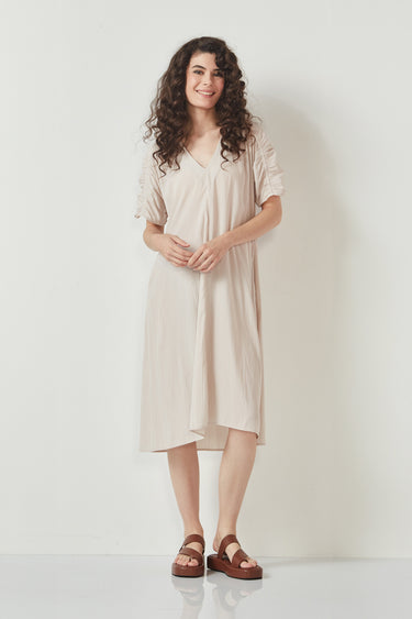Glide - Kahlo Dress - Champagne - Dress VERGE