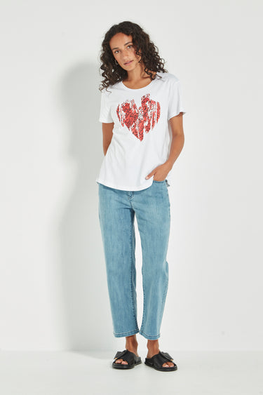 L'Amour Top - White - Top VERGE