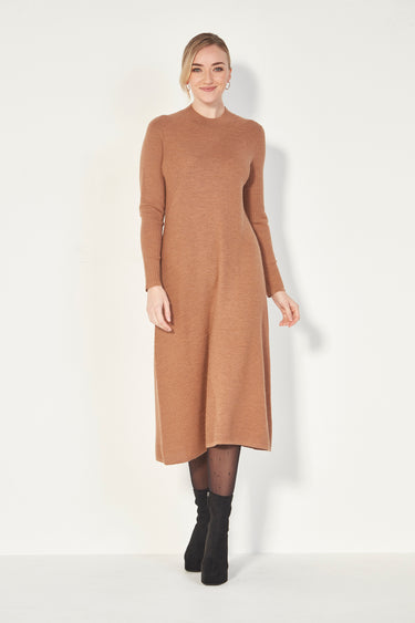 Lennox Dress - Caramel - Dress VERGE