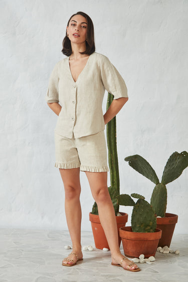 Lindy Top - Sand - Top VERGE
