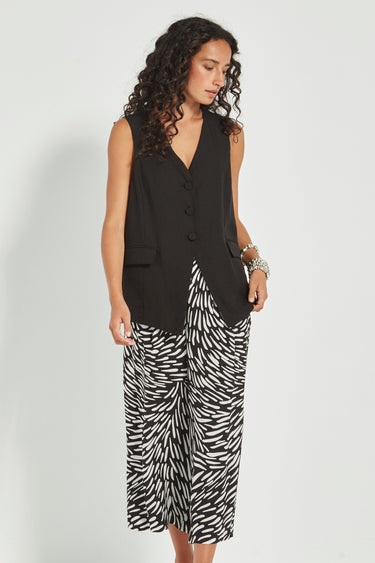 Tidal Pant - Black Print - Pant VERGE