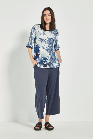 Macy Top - Blue Print - Top VERGE