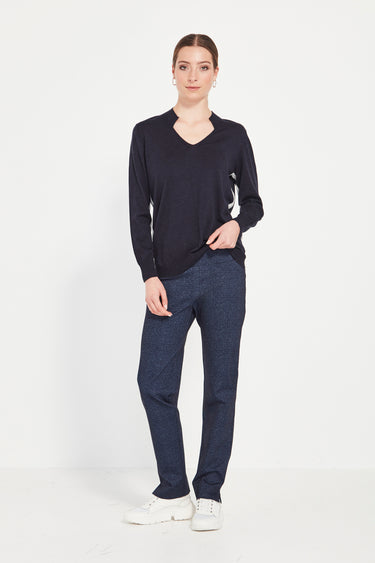 Manhattan Sweater - Ink Marle - Sweater VERGE