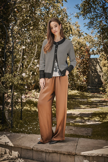 Marcella Cardi - Black Chalk Stripe