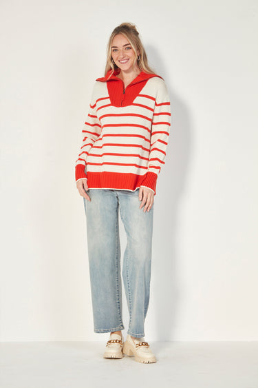Nevada Sweater - Tangelo Stripe - Sweater VERGE
