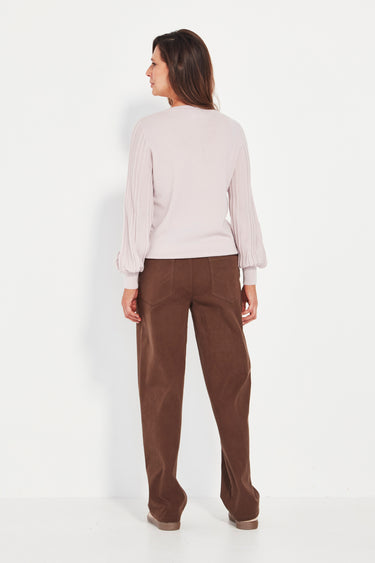Nina Sweater - Rose Quartz - Sweater VERGE