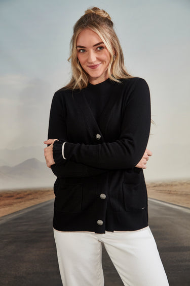 Oblige Cardi - Black - Cardi VERGE