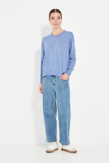 Percy Sweater - Blue Marle - Sweater VERGE