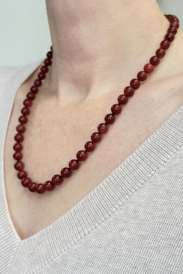 Astra Necklace - Red Agate - Accessories VERGE
