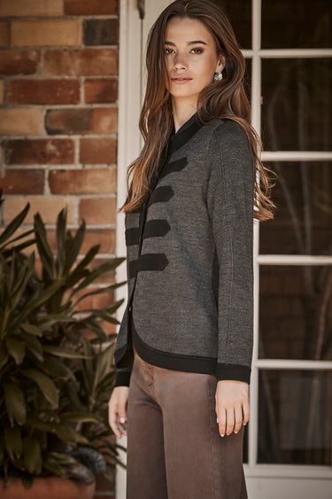 Royal Cardi - Graphite - Cardigan VERGE