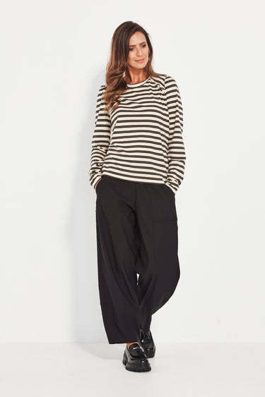 Scatter Top - Olive Stripe - TK VERGE