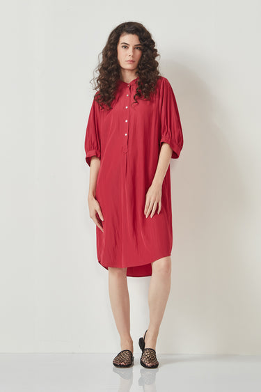 Glide - Strike Dress - Raspberry - Dress VERGE