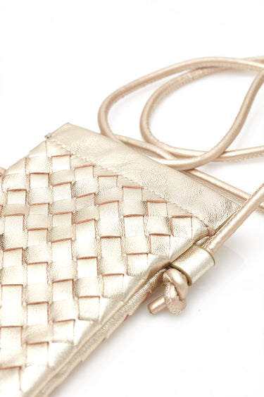 Thea Phone Bag - Gold - Bags VERGE