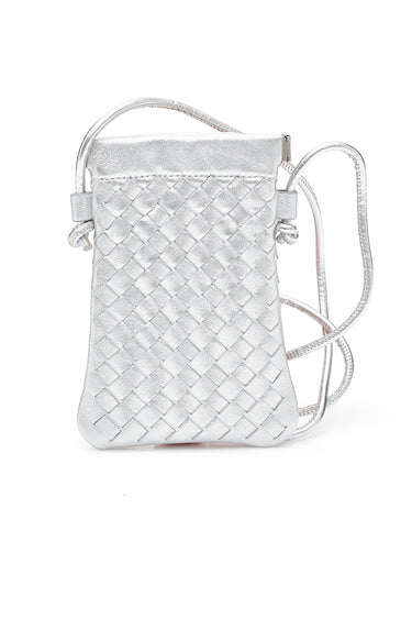Thea Phone Bag - Silver - Bags VERGE