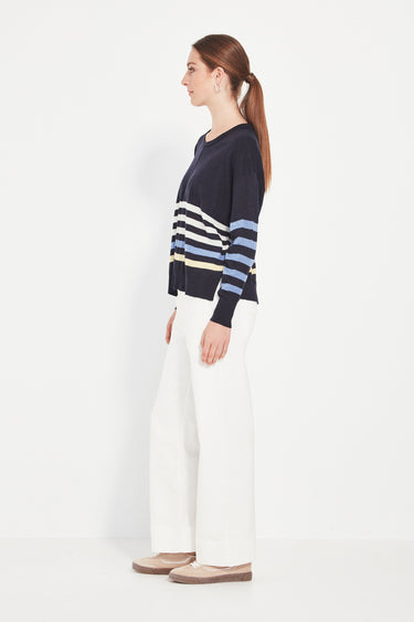 Thea Sweater - Stripe - Sweater VERGE