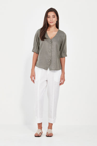 Trinity Top - Thyme - Tee VERGE