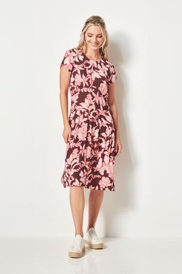 Verona Dress - Chocolate Print - Dress VERGE