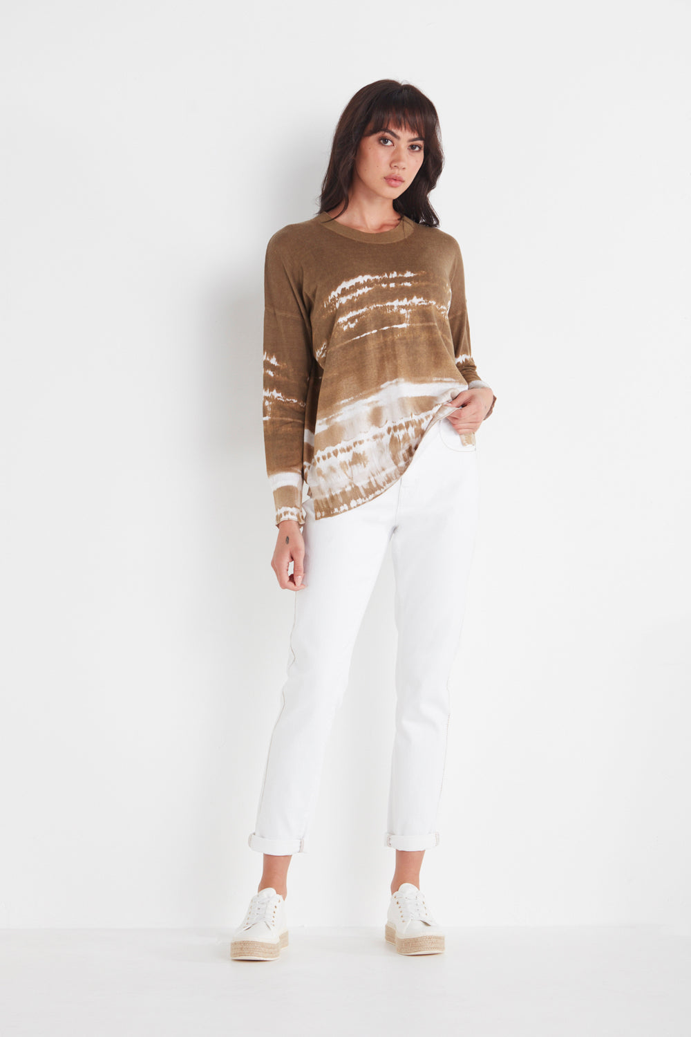 Visual Sweater - Stone - Sweater VERGE