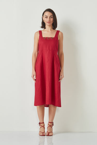 Vivian Dress - Raspberry - Dress VERGE